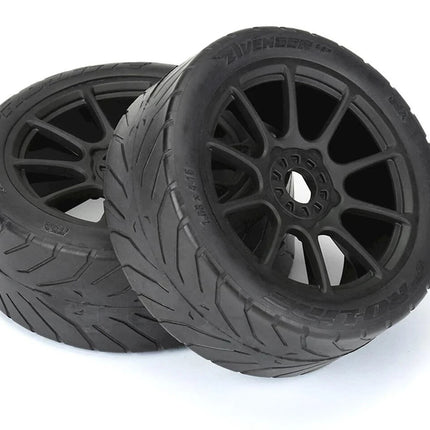 Pro-Line Avenger HP Belted Premounted 1/8 Buggy Tires Black S3 w/Mach 10 Wheels