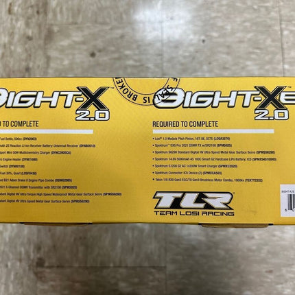 Team Losi Racing 8IGHT-X/E 2.0 Combo Nitro/Electric 1/8 4x4 Off-Road Buggy Kit