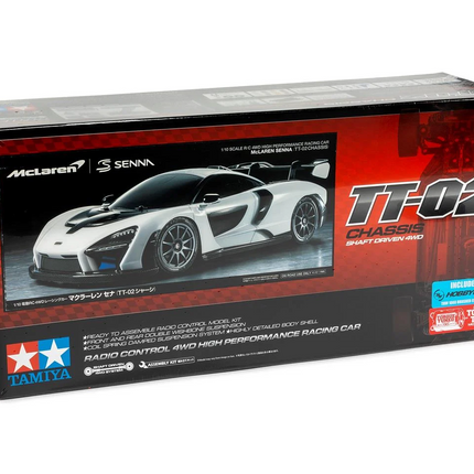 Tamiya TT-02 McLaren Senna 1/10 4WD Electric Touring Car Kit TAM58711-60A