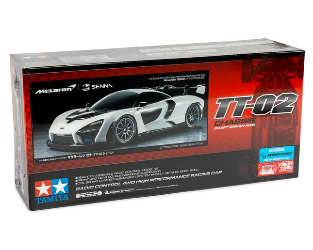 Tamiya TT-02 McLaren Senna 1/10 4WD Electric Touring Car Kit TAM58711-60A