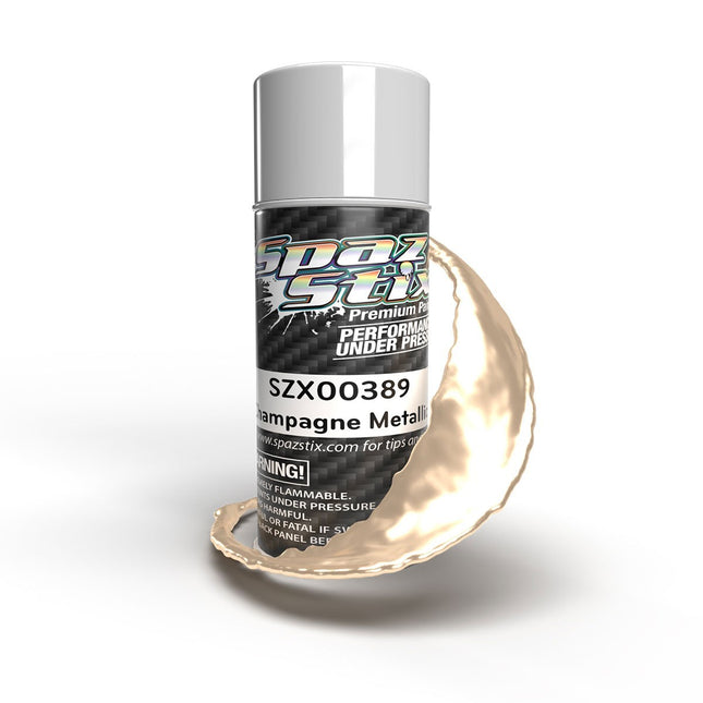 Spaz Stix Champagne Metallic Aerosol Paint, 3.5oz Can SZX00389