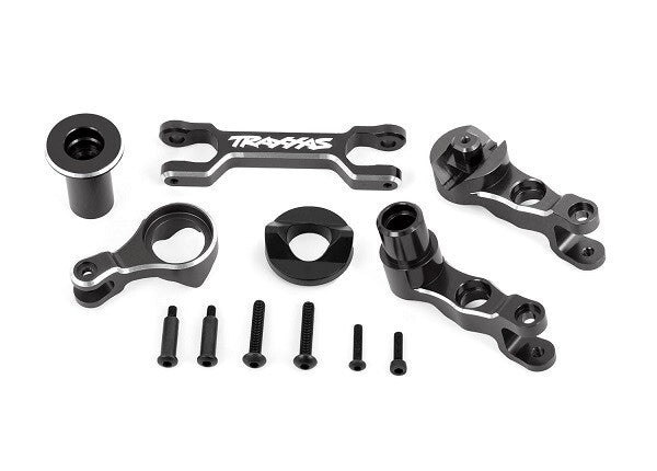 Traxxas X-Maxx Aluminum Steering Bellcranks Gray-Anodized 7746-GRAY Brand New!!