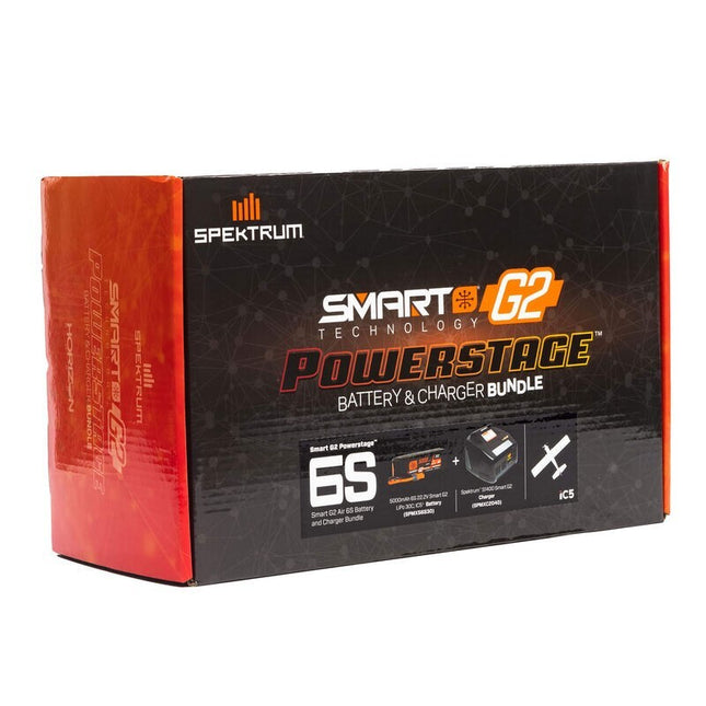 Smart G2 Powerstage 6S Air Bundle: 6S 5000mAh LiPo Battery w/S1400 G2 Charger