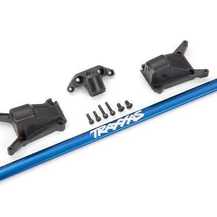Traxxas 6730X Rustler/Slash 4x4 LCG Chassis Brace Kit Blue TRA6730X