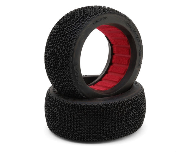 AKA Reverb 14039QR 1/8 Buggy Tires (2) (Super Soft - Long Wear) AKA14039QR