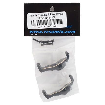 Samix V2 Brass C-Hubs for Traxxas TRX-4 (Black) (2) (41g)