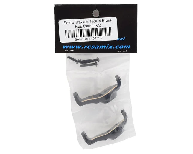 Samix V2 Brass C-Hubs for Traxxas TRX-4 (Black) (2) (41g)