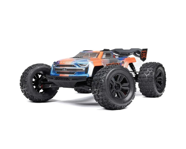 ARRMA 1/8 KRATON 6S 4X4 RTR Brushless Speed Truck, Blue/Orange ARA8608V6T1