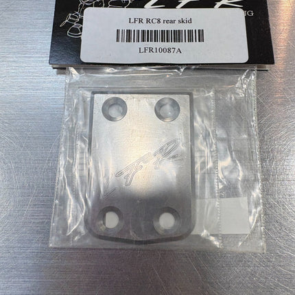 Leadfinger RC Rear Skid Plate For RC8 Buggy LFR10087A