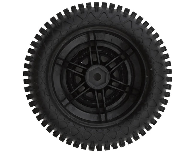 JConcepts Choppers Pre-Mounted Tires for Traxxas Mini MAXX/XRT Yellow 4173-30912