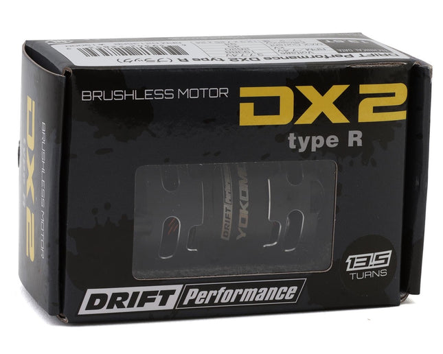Yokomo Drift Performance DX2 Type-R Sensored Brushless Motor (Black) (13.5T)