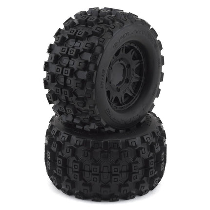 Pro-Line 1/10 Badlands MX28 F/R 2.8" MT Tires MTD 12mm/14mm Black Raid