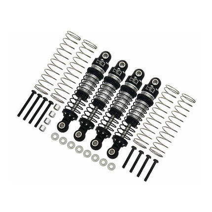 Hot Racing Threaded Aluminum Shocks Full Set For Ascent18 HRARACM51DP08