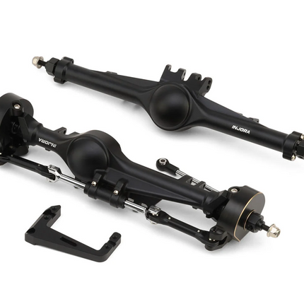 Injora Vanquish Products H10 Optic Aluminum Planet Axles Set (Black) H10-BK
