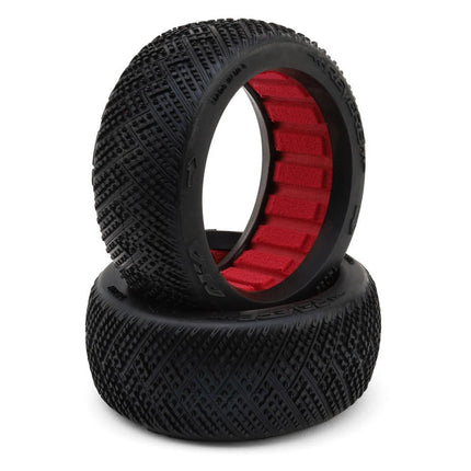 AKA Reverb AKA14039XR 1/8 Buggy Tires (2) (Soft - Long Wear) 14039XR