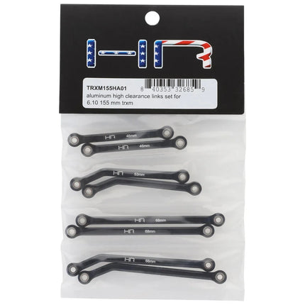 Hot Racing Aluminum High Clearance Links for Traxxas TRX-4M (8) 155mm Wheelbase