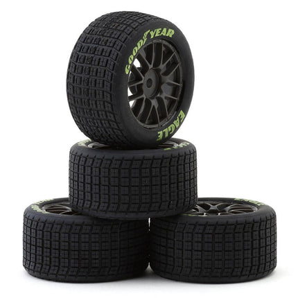 Pro-Line Losi NASCAR 1/12 Goodyear Eagle Pre-Mounted Dirt Tires (4) (Medium) 