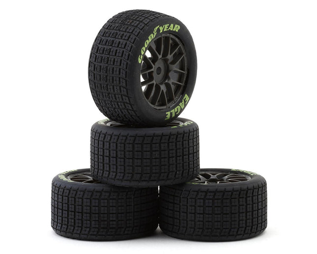 Pro-Line Losi NASCAR 1/12 Goodyear Eagle Pre-Mounted Dirt Tires (4) (Medium) 