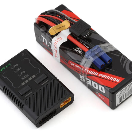 Gens Ace G-Tech Smart 3S Bundle w/3S 60C EC5 LiPo Battery (5300mAh) & IMars Mini