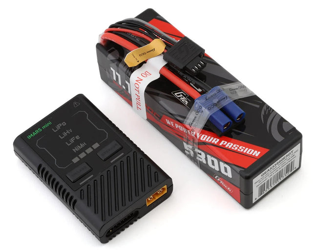 Gens Ace G-Tech Smart 3S Bundle w/3S 60C EC5 LiPo Battery (5300mAh) & IMars Mini