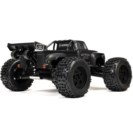 Arrma 1/8 NOTORIOUS 6S V6 4X4 BLX Brushless Stunt Truck RTR, Black ARA8611V6T1