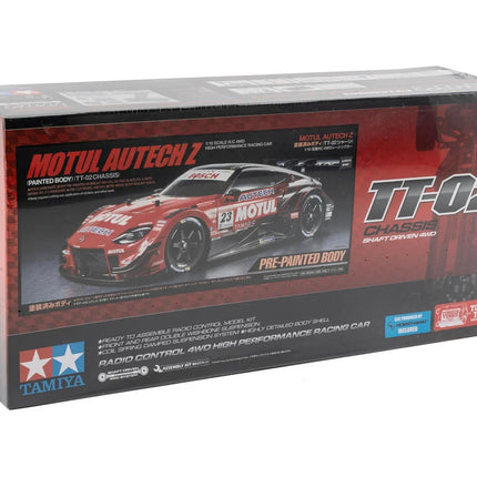 Tamiya Motul Autech Z 1/10 4WD Electric Touring Car Kit (TT-02) (Painted Body)