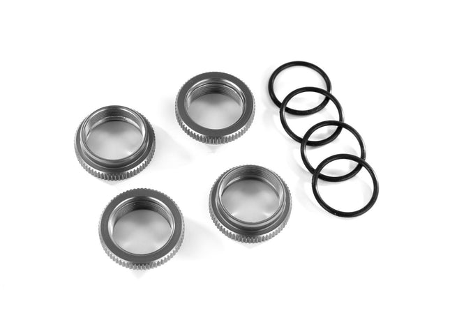 Traxxas 8968-GRAY GT-Maxx Aluminum Spring Retainer Gray TRA8968GRAY