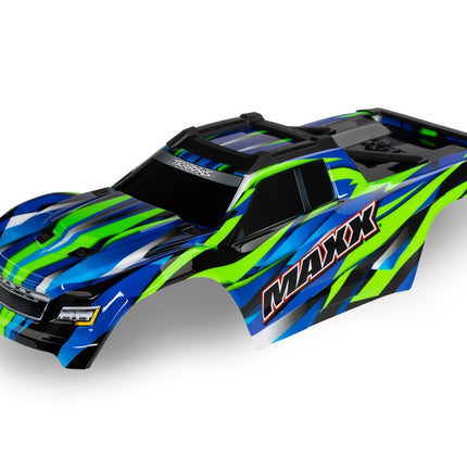 Traxxas Clipless Body Maxx Painted Green TRA8918G