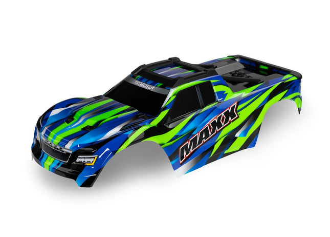 Traxxas Clipless Body Maxx Painted Green TRA8918G