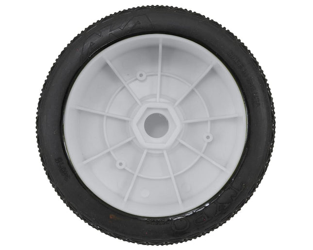 AKA Typo 1/8 Buggy Pre-Mounted Tires White Clay AKA14015CRW