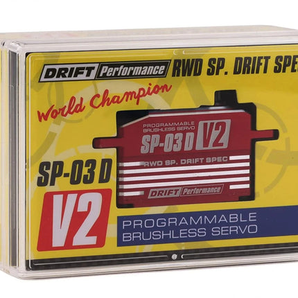 Yokomo SP-03 D V2 Programable Brushless Drift Servo HV (Red) YOKSP-03DV2RA