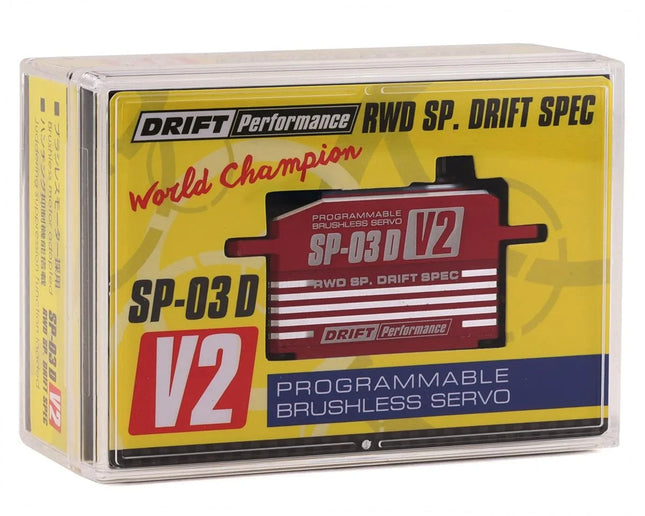 Yokomo SP-03 D V2 Programable Brushless Drift Servo HV (Red) YOKSP-03DV2RA
