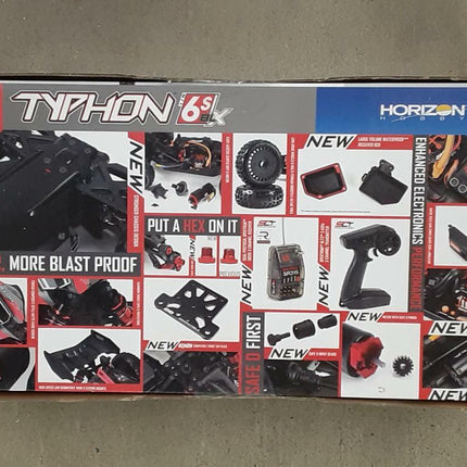 Arrma Typhon 6S BLX Brushless RTR 1/8 4WD Buggy Red/Black V5 ARA8606V5 Brand New