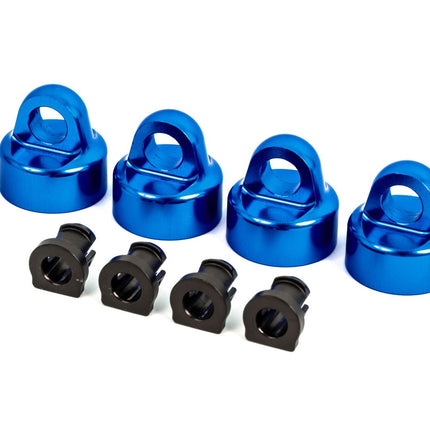 Traxxas Sledge Blue Anodized Aluminum Shock Caps GT-Maxx Shocks 9664X New!!