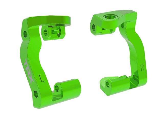 Traxxas Aluminum Caster Blocks L/R Green TRA10733GRN