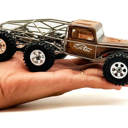 Furitek FUR2817 Rogue 6X6 ARTR 1/30 Brushless Micro Crawler Yellow FTK-FUR-2817