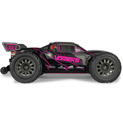 Arrma Vorteks 223S 1/10 BLX Brushless RTR 2WD Stadium Truck (Pink) w/SLT2