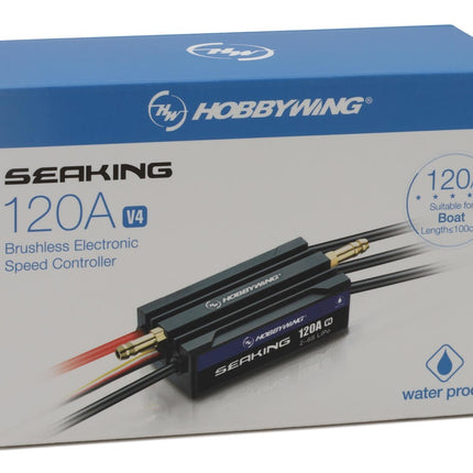 Hobbywing SeaKing 120A V4 Brushless Marine ESC 30302363