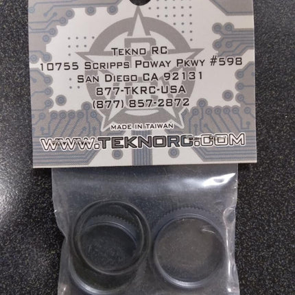 Tekno RC Aluminum Shock Adjustment Nut Set Gun Metal TKR6013 New!!