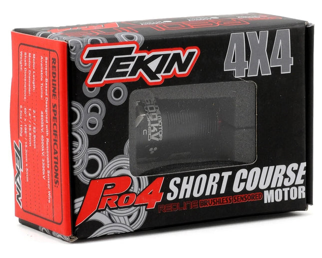 Tekin Pro4 4-Pole Brushless Motor w/5mm Shaft (4,600kV) TT2500