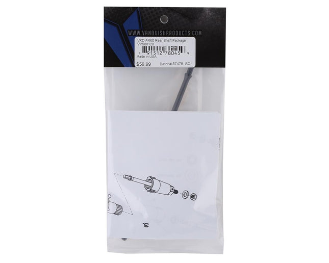 Vanquish Products VXD AR60 Rear Axle Shaft Package VPS08120
