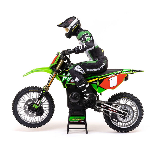 Losi Promoto-MX RTR 1/4 Brushless Dirt Bike Pro-Circuit Battery/Charger Combo