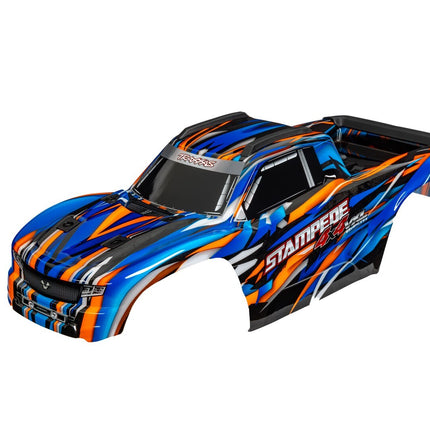 Traxxas Clipless Mount Body Stampede 4X4 VXL Brushless Orange TRA9014-ORNG