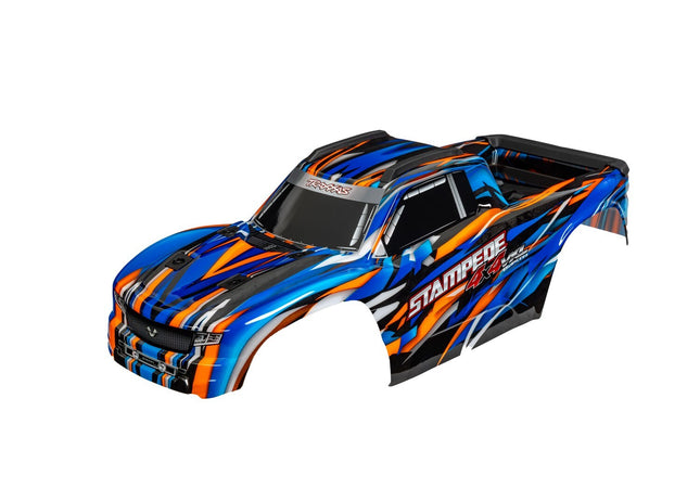 Traxxas Clipless Mount Body Stampede 4X4 VXL Brushless Orange TRA9014-ORNG