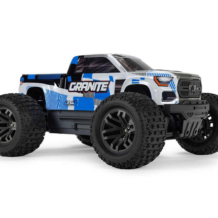 Arrma Granite Mega 665 1/10 4WD Electric Monster Truck Blue w/SLT2 2.4GHz Radio