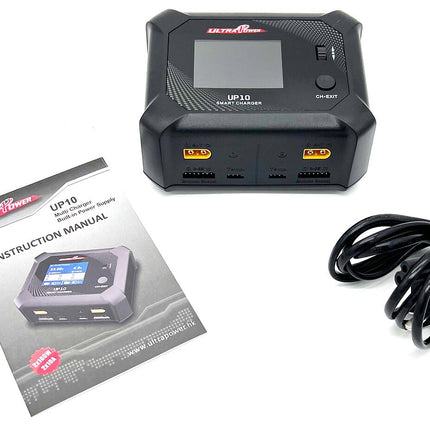 Ultra Power UP10 AC 100W DC 2X100W Dual Port Multi-Chem Smart Charger UPTUP10