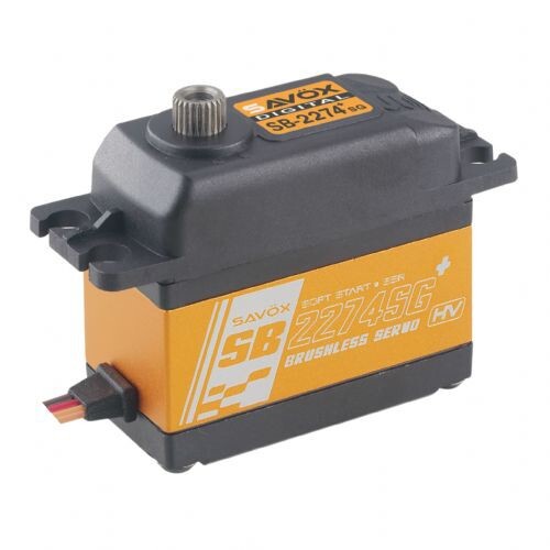 Savox HV Brushless Digital Servo with Soft Start, 0.080sec / 347.2oz @ 7.4V