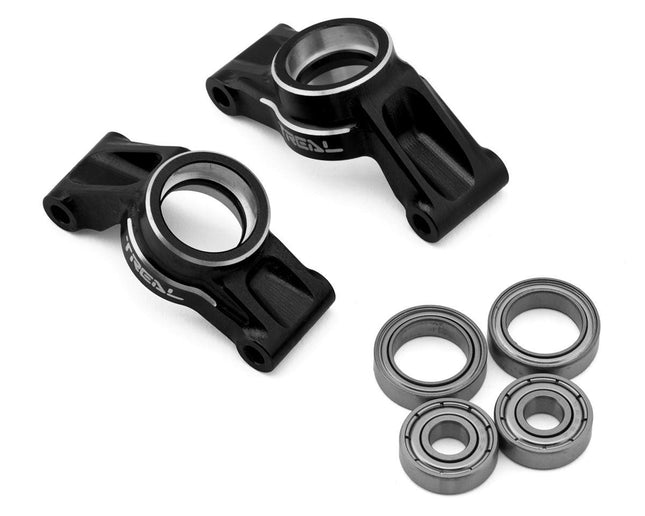 Treal Hobby Aluminum Rear Hubs Traxxas Mini Maxx/Mini XRT Black