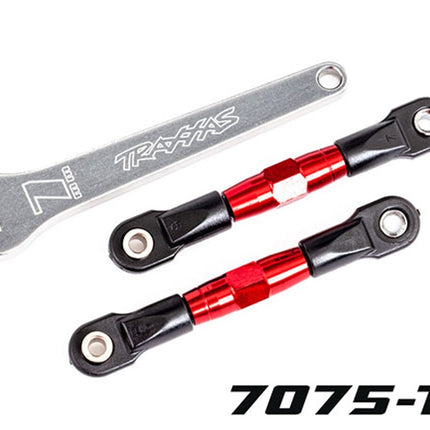 Traxxas 2444R Camber Links Front Tubes Red-anodized New!!