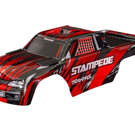Traxxas Stampede® 1/10 2WD Pre-Painted Monster Truck Body (Red)  3620A-RED